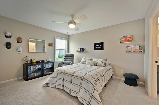 144 SE Riley St, Blue Springs, MO 64064 - bedroom featuring carpet flooring and ceiling fan