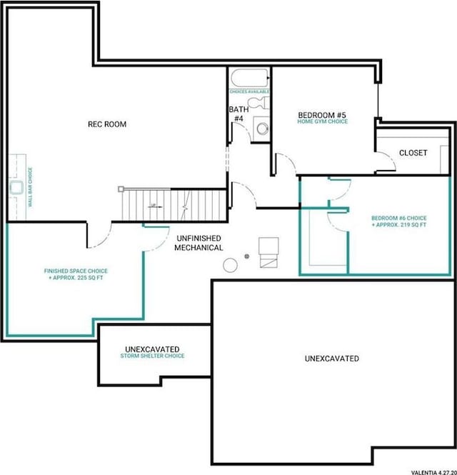 144 SE Riley St, Blue Springs, MO 64064 - view of home floor plan