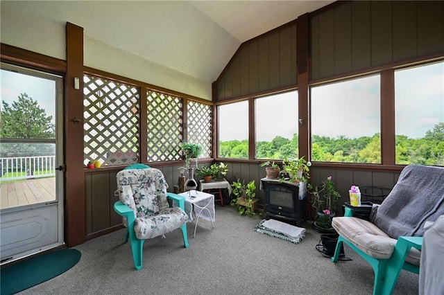 23800 Lucille Ln, Peculiar, MO 64078 - sunroom / solarium with vaulted ceiling and plenty of natural light