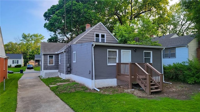 4216 E 67th Ter, Kansas City, MO 64132 - view of front of home featuring a front yard