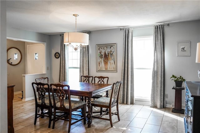 1902 Snowdrop Cir, Liberty, MO 64068 - dining space featuring plenty of natural light and light tile patterned flooring