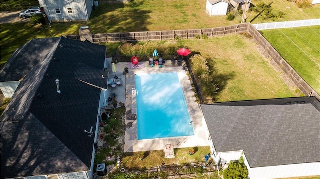 1902 Snowdrop Cir, Liberty, MO 64068 - bird's eye view of a pool