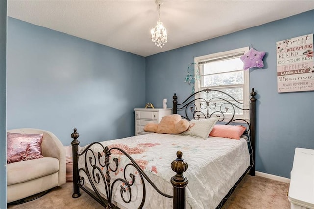 34065 W 135th St, Olathe, KS 66061 - bedroom featuring carpet floors and a chandelier