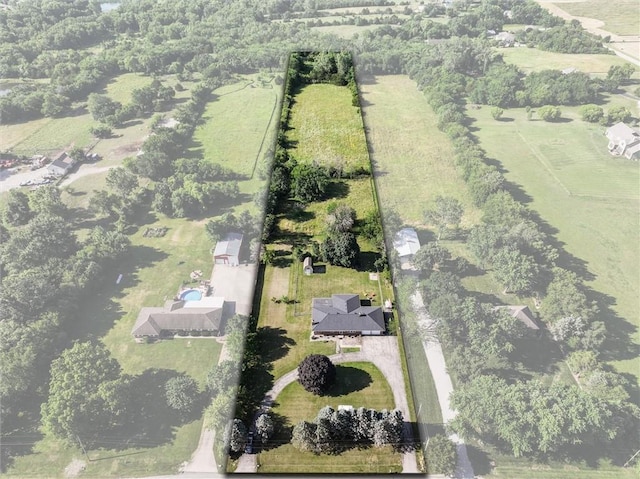 34065 W 135th St, Olathe, KS 66061 - aerial overview of property's location featuring rural landscape