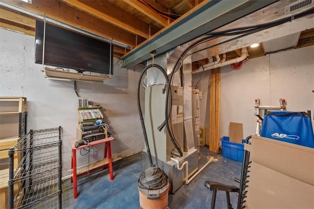 3568 NE Austin Dr, Lees Summit, MO 64064 - unfinished below grade area with heating unit