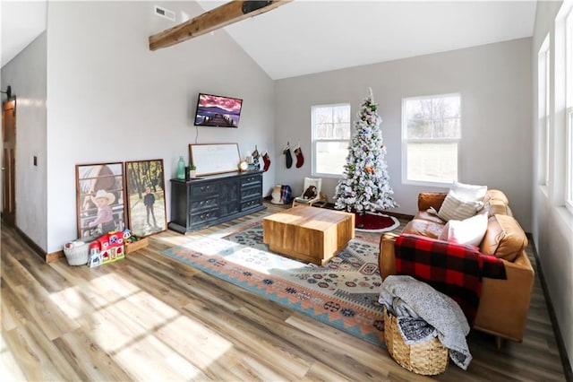 501 NW 101st Rd, Warrensburg, MO 64093 - living area featuring wood finished floors