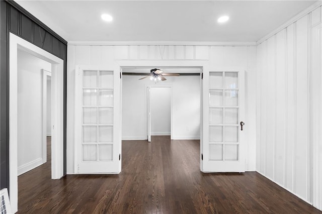 6806 N Brookside Rd, Pleasant Valley, MO 64068 - unfurnished bedroom with wood finished floors and recessed lighting