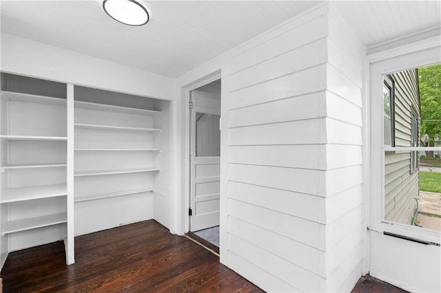 6806 N Brookside Rd, Pleasant Valley, MO 64068 - spacious closet with dark wood finished floors