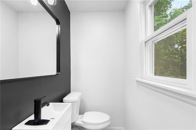 6806 N Brookside Rd, Pleasant Valley, MO 64068 - bathroom with toilet and a sink