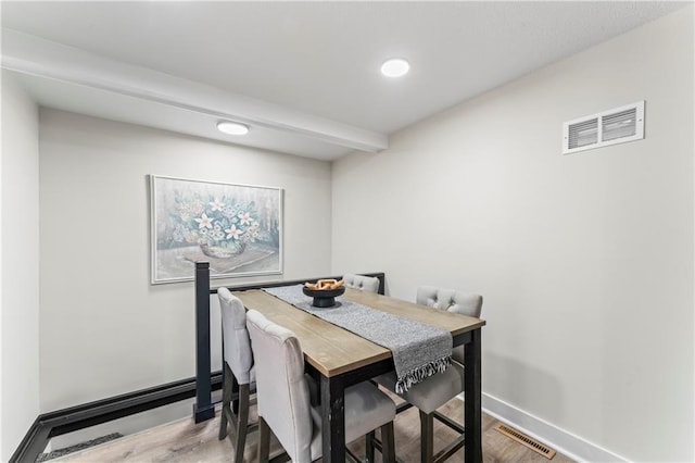 3005 Elmira Ct, Independence, MO 64057 - dining area with wood finished floors and baseboards