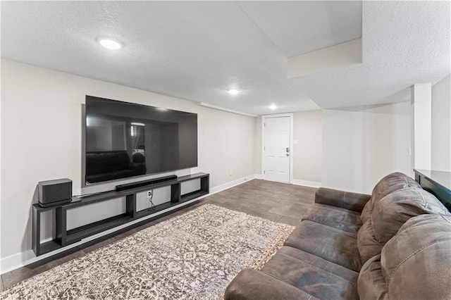 3005 Elmira Ct, Independence, MO 64057 - living room featuring recessed lighting and a textured ceiling