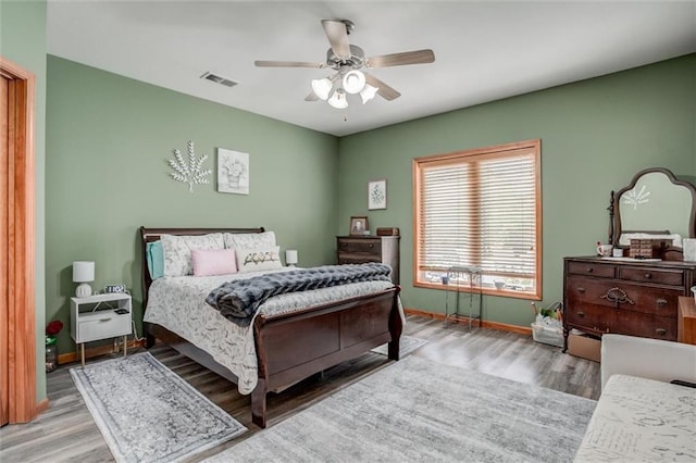 3401 NE 153rd Ter, Smithville, MO 64089 - bedroom with wood finished floors and ceiling fan