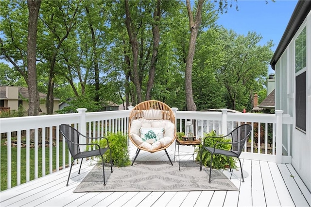 2421 NW Acorn Dr, Blue Springs, MO 64014 - view of wooden terrace