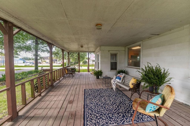 103 N Missouri St, Adrian, MO 64720 - view of wooden porch