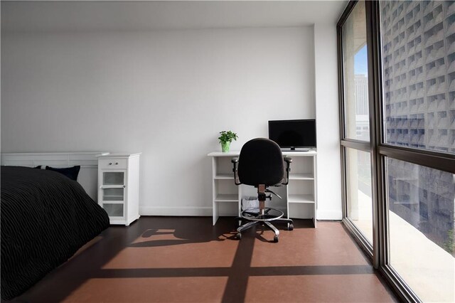 600 Admiral Blvd Unit 1505, Kansas City, MO 64106 - bedroom featuring an office area