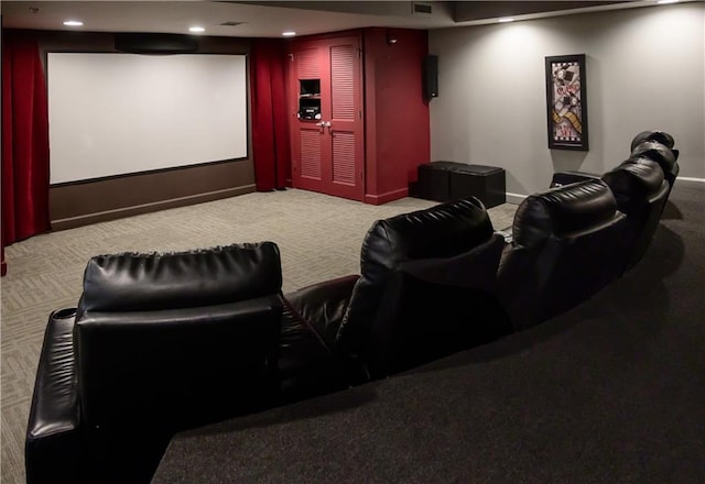 600 Admiral Blvd Unit 1505, Kansas City, MO 64106 - carpeted cinema featuring recessed lighting