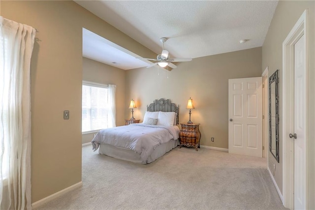 16042 Overbrook Ln, Stilwell, KS 66085 - carpeted bedroom with a ceiling fan and lofted ceiling