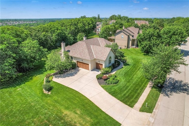 16042 Overbrook Ln, Stilwell, KS 66085 - view from above of property