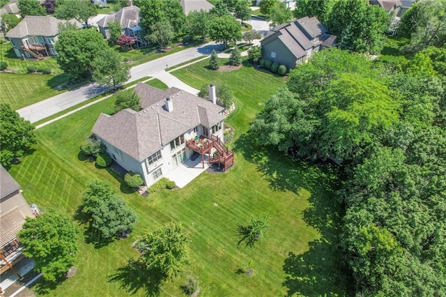16042 Overbrook Ln, Stilwell, KS 66085 - aerial perspective of suburban area
