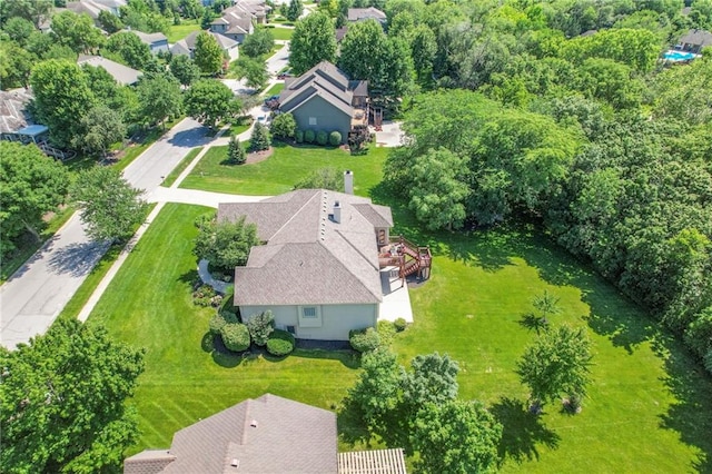 16042 Overbrook Ln, Stilwell, KS 66085 - view from above of property