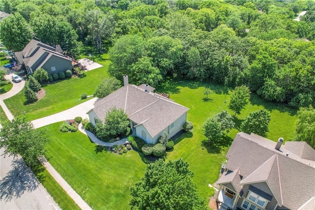 16042 Overbrook Ln, Stilwell, KS 66085 - aerial view of property and surrounding area