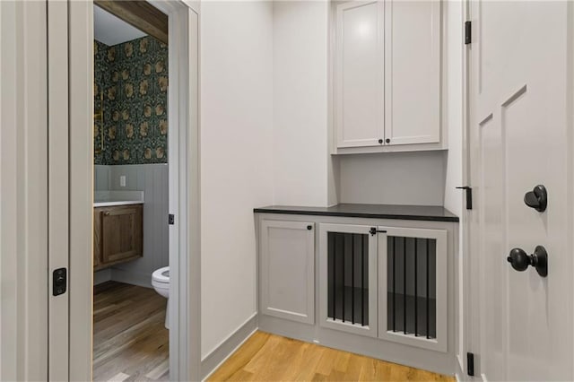 6000 El Monte St, Fairway, KS 66205 - bathroom with wood finished floors