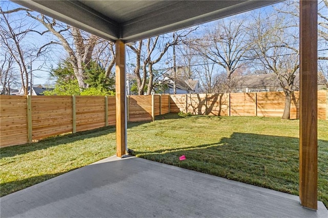 6000 El Monte St, Fairway, KS 66205 - fenced backyard with a patio
