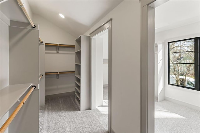 6000 El Monte St, Fairway, KS 66205 - spacious closet with carpet floors and vaulted ceiling