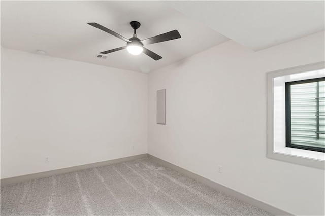 6000 El Monte St, Fairway, KS 66205 - spare room featuring ceiling fan and light carpet