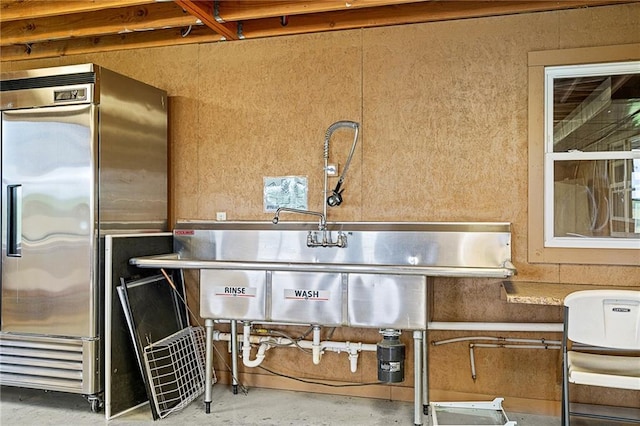 204 E Casey Rd, Lone Jack, MO 64070 - detailed view of stainless steel fridge