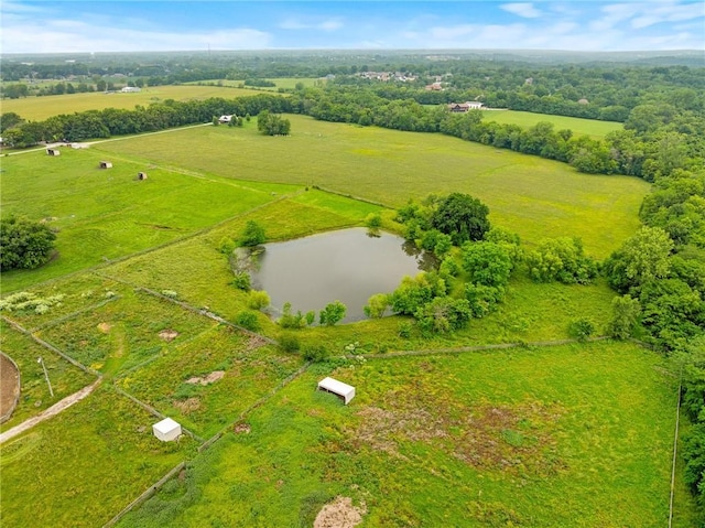 204 E Casey Rd, Lone Jack, MO 64070 - view of rural area with a nearby body of water