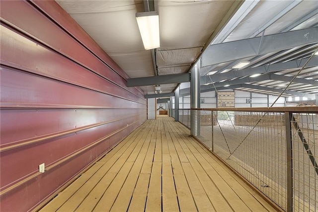 204 E Casey Rd, Lone Jack, MO 64070 - hallway featuring hardwood / wood-style floors