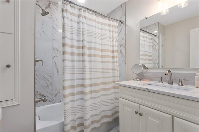 1304 Nashua Rd, Liberty, MO 64068 - full bathroom with vanity and shower / tub combo