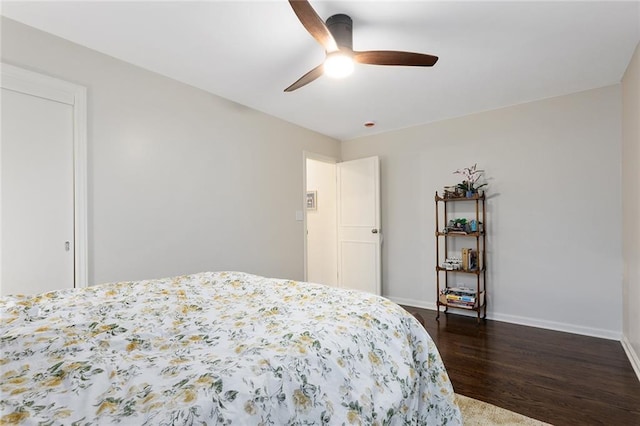 1304 Nashua Rd, Liberty, MO 64068 - bedroom with wood finished floors and a ceiling fan