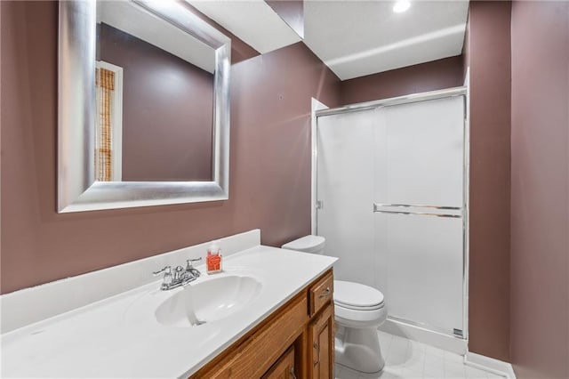 14712 Woodward St, Overland Park, KS 66223 - full bath featuring vanity and a shower stall
