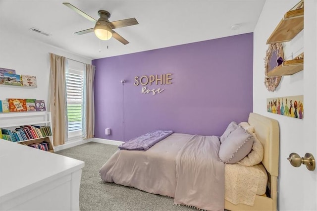 21404 W 47th Ter, Shawnee, KS 66218 - carpeted bedroom with ceiling fan and baseboards