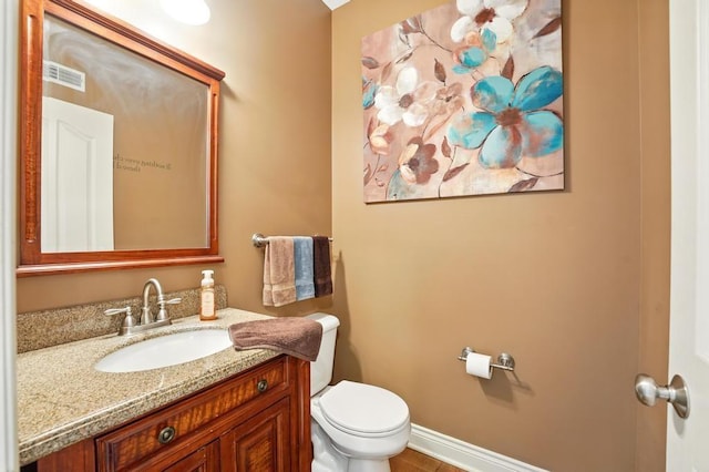 2312 NE Sweet Water Dr, Lees Summit, MO 64086 - half bathroom with toilet and vanity