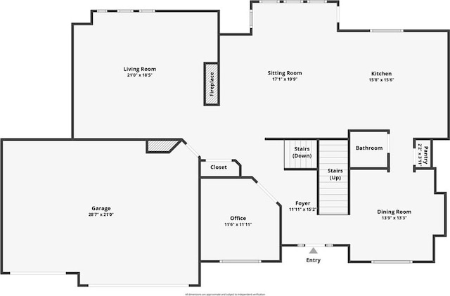 2312 NE Sweet Water Dr, Lees Summit, MO 64086 - view of home floor plan