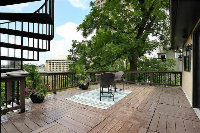 490 W 49th Ter, Kansas City, MO 64112 - view of wooden deck