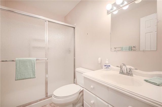 26528-23.09 S Metcalf Rd, Louisburg, KS 66053 - bathroom featuring vanity and a stall shower