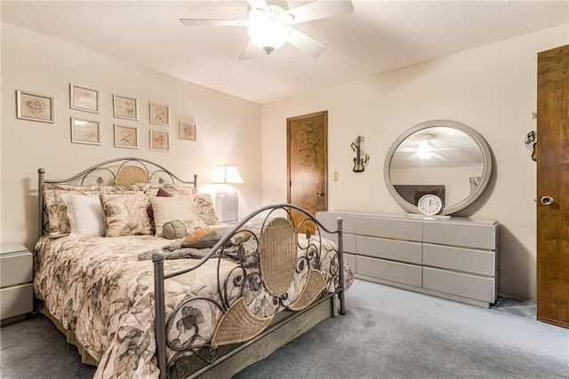 10902 W 96th Ter, Overland Park, KS 66214 - bedroom with carpet and ceiling fan