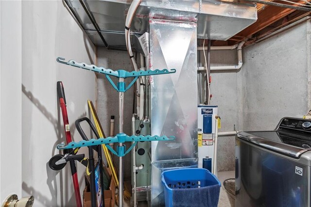 606 S Thornton St, Richmond, MO 64085 - utilities with washer / dryer and water heater