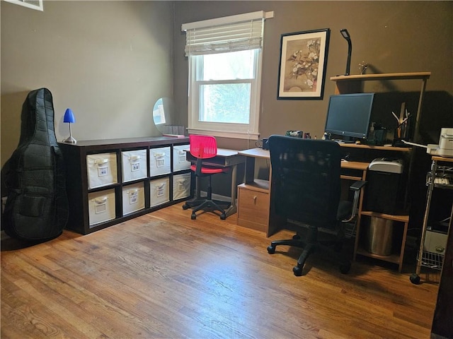 8708 W 92nd St, Overland Park, KS 66212 - office area featuring wood finished floors
