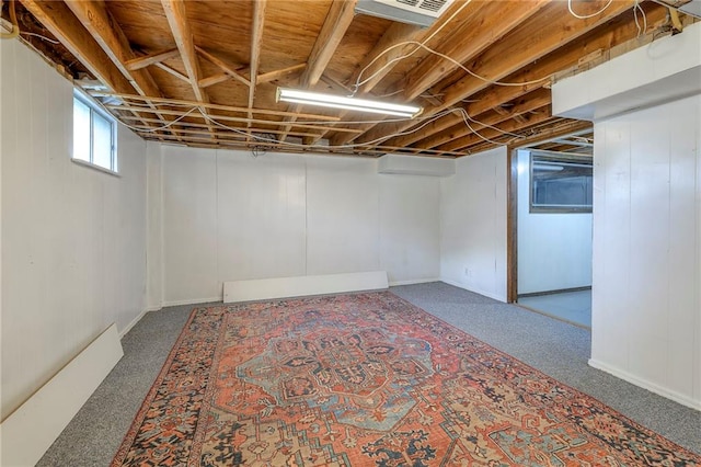 6919 Albervan St, Shawnee, KS 66216 - below grade area featuring carpet floors