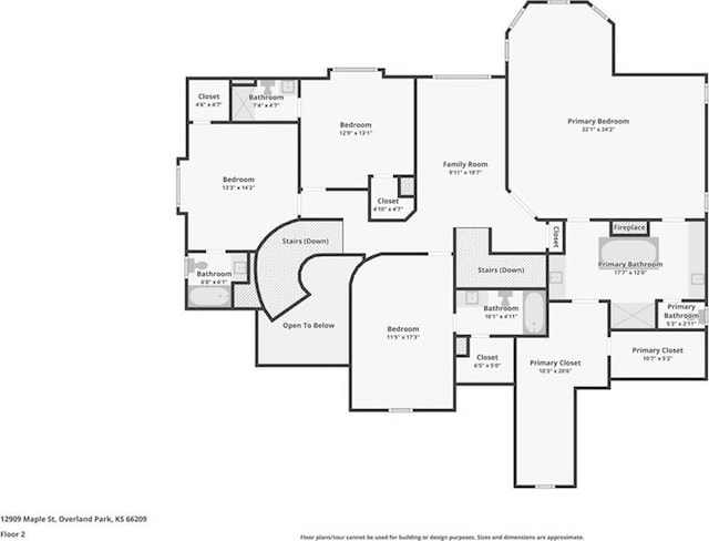 12909 Maple St, Overland Park, KS 66209 - view of room layout