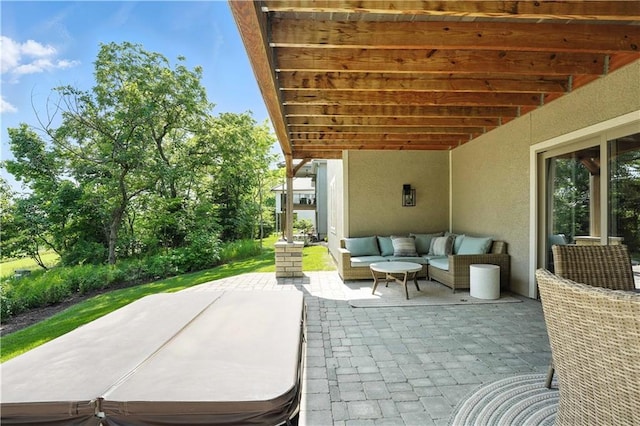 27181 W 100th Ter, Olathe, KS 66061 - view of patio with an outdoor hangout area