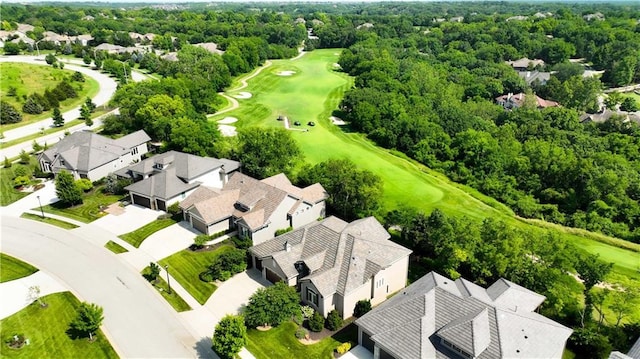 27181 W 100th Ter, Olathe, KS 66061 - aerial perspective of suburban area with a local golf course