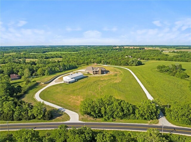 18405 371st Hwy, Platte City, MO 64079 - aerial view of sparsely populated area with a heavily wooded area
