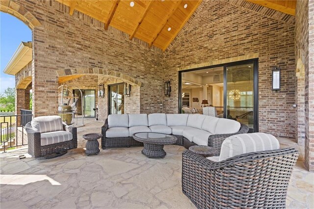 18405 371st Hwy, Platte City, MO 64079 - view of patio / terrace featuring an outdoor hangout area