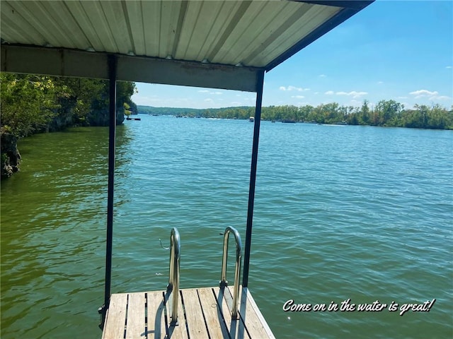 28767 Parkway Dr, Warsaw, MO 65355 - dock area with a water view